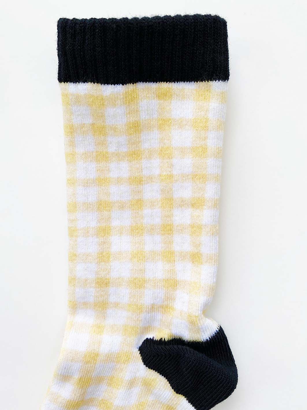 Gingham Printed Sock (2 Colors)