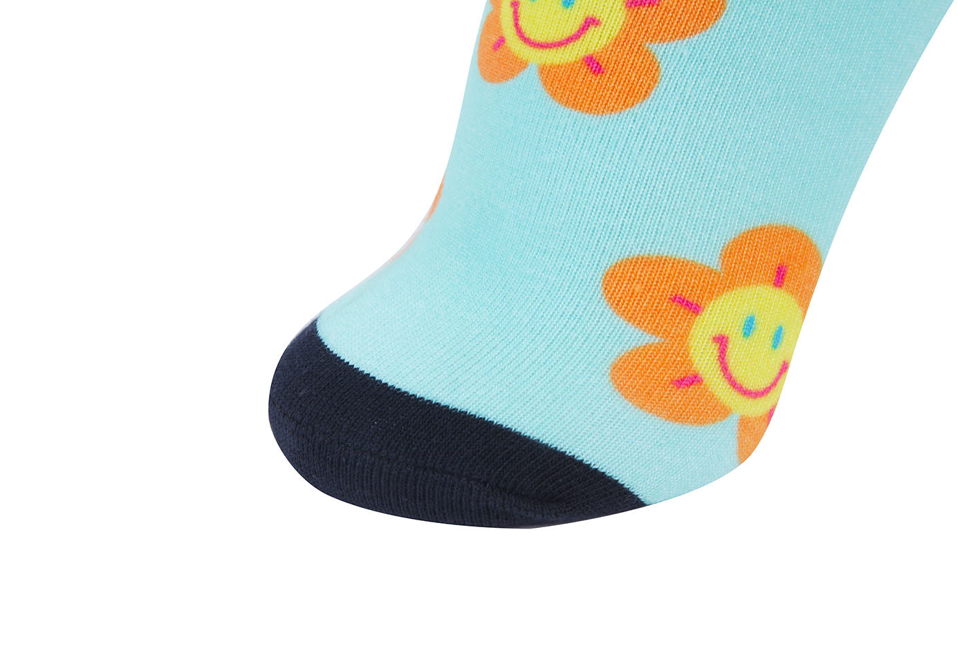 Daisy Smiley Printed Sock (3 Colors)