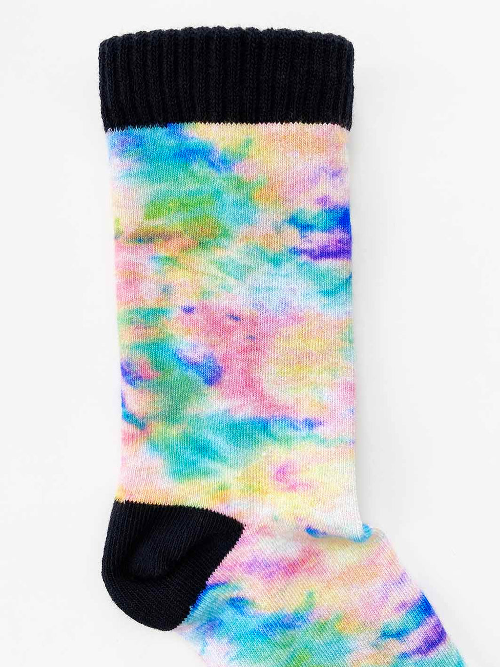 Multicolor Tie Dye Printed Sock