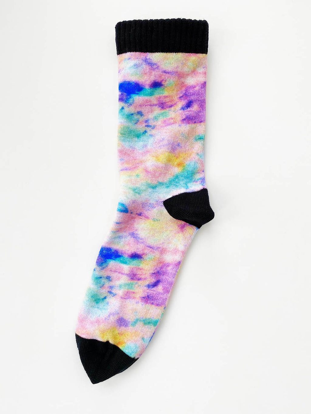 Multicolor Tie Dye Printed Sock