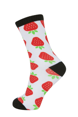 Open image in slideshow, Strawberry Pattern Printed Sock
