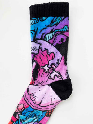 Jared Hochstrasser "Summer Vibes" Printed Sock