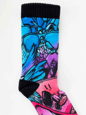 Jared Hochstrasser "Summer Vibes" Printed Sock