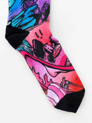 Jared Hochstrasser "Summer Vibes" Printed Sock