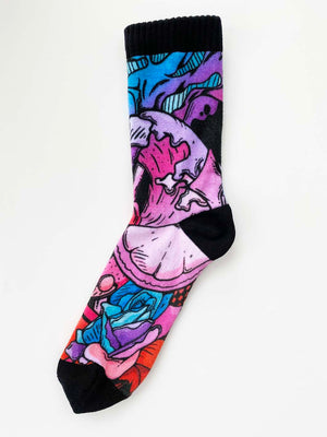 Jared Hochstrasser "Summer Vibes" Printed Sock