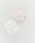 Gen 3 Mask with N95 Comparable Filter 3 Pack (3D 1Cut)    1 washable mask shell and 3 replaceable N95 comparable filters One N95 comparable filter may be used for 3-4 days; dispose of after each use Tight-knit polyester outer layer with anti-microbial treatment Inner cotton layer to keep skin dry and comfortable Fits your face with enough volume to breathe Flexible wire nose strip Comfortable ear loop straps Protects the wearer from airborne and liquid particles
